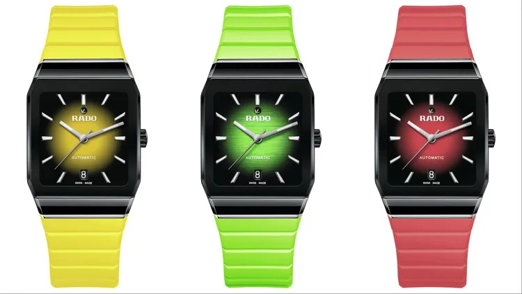 RADO Anatom系列系列高科技陶瓷腕錶，各11萬500元。品牌提供