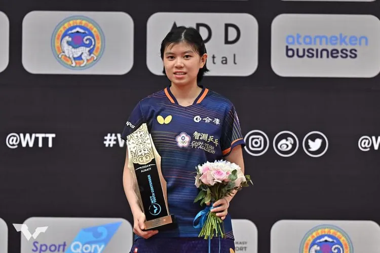 桌協認為葉伊恬應該先參加亞青賽，再參加大滿貫。翻攝自葉伊恬臉書