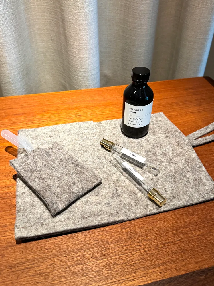 Perfumer H氤氳淡香精100ml補充瓶&隨身瓶空瓶9ml*2，7800元。張家玲攝