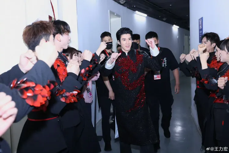 王力宏在北京開唱驚喜不斷。翻攝王力宏微博