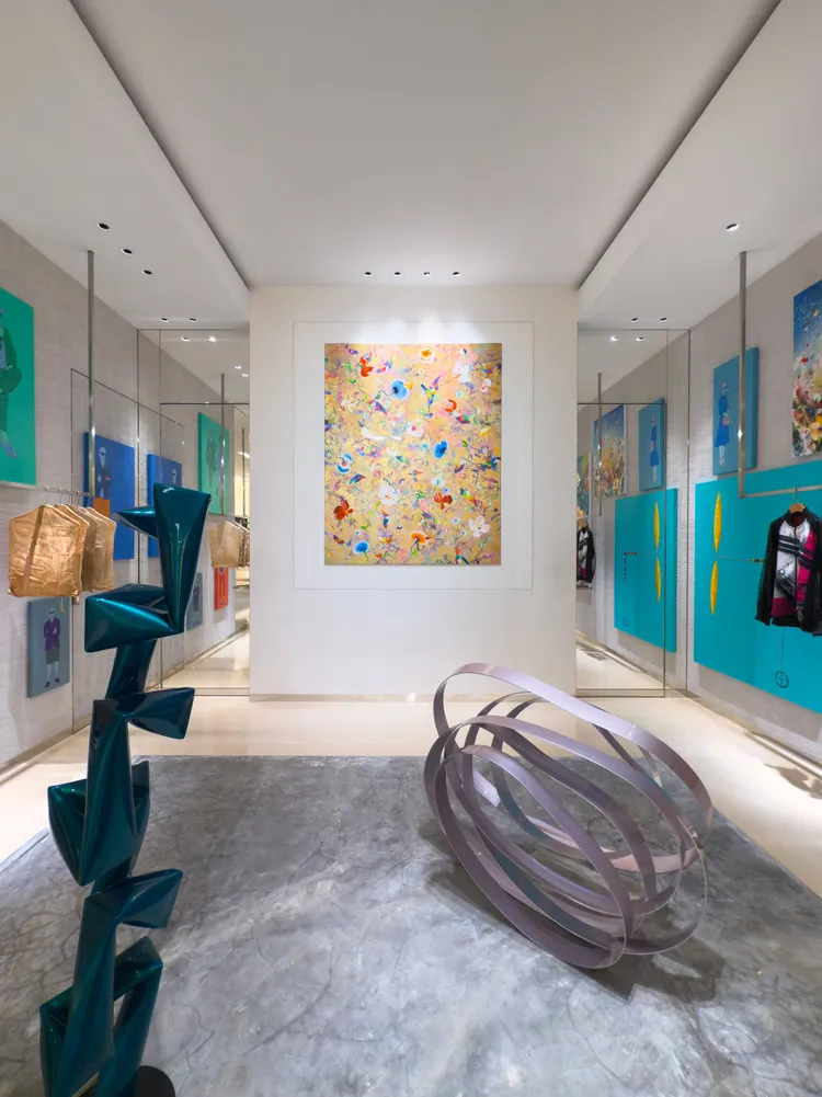 瑞士藝術家Thierry Feuz（西瑞・菲茲）《微風》（Silent Winds）如風拂面，虛實交錯間一場無聲直擊靈魂深處的引爆。業者提供