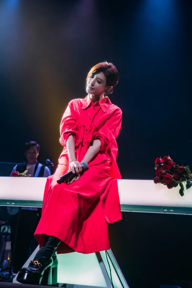 蘇慧倫經典歌曲連發，掀起全場大合照。相信音樂提供