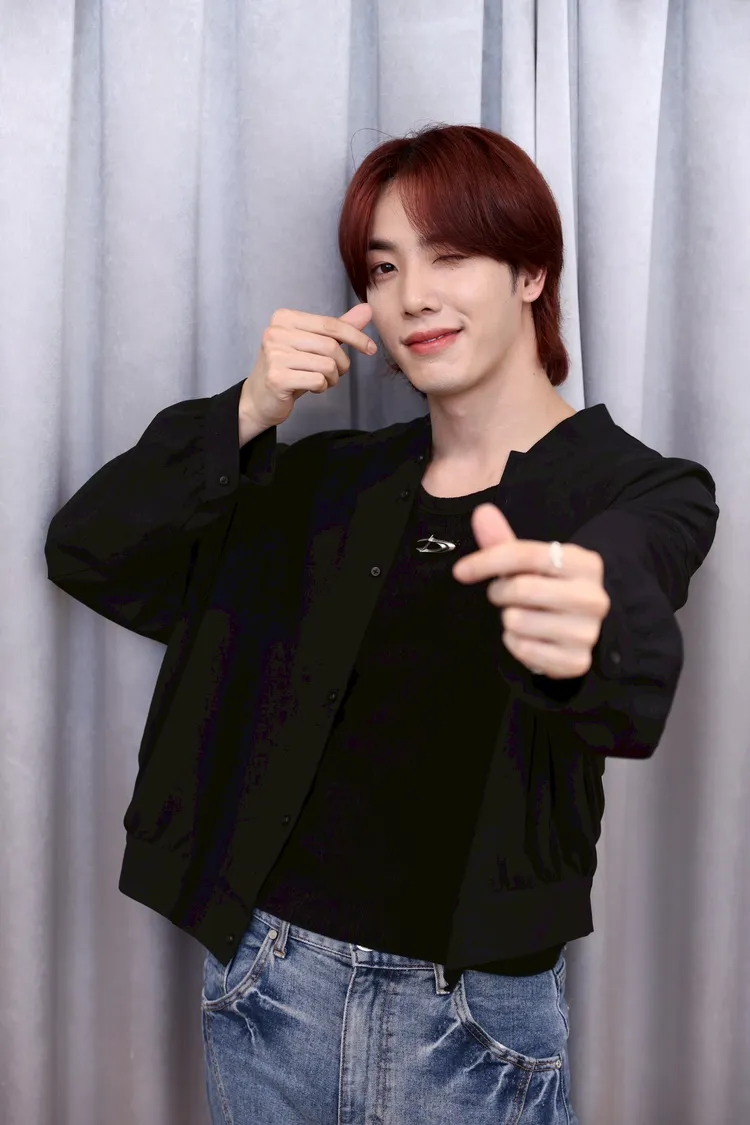 KAZUTA擔任隊長，坦言重要時刻要說韓文感言很困難。彭欣偉攝