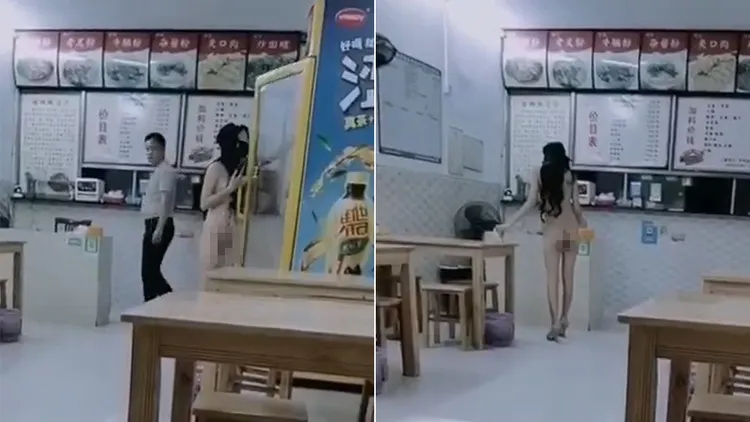 馮珊珊結帳時找老闆嘿咻被拒絕。翻攝自馮珊珊X