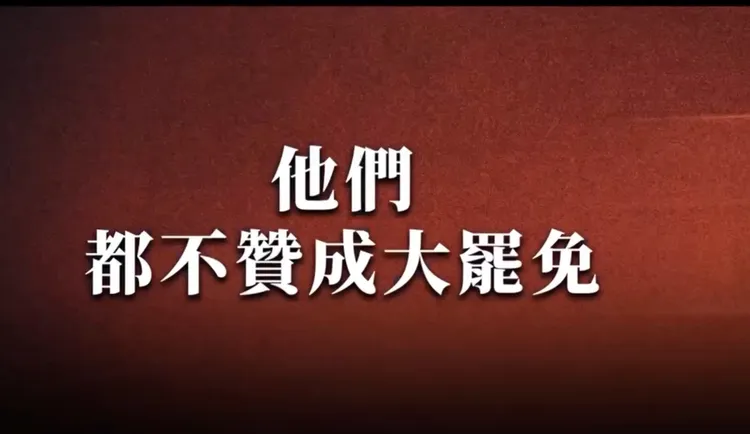 影片開頭的「他們」，原來指的是民進黨的前輩們，包括有陳水扁、呂秀蓮、謝長廷與林濁水等人，都反對大罷免。翻攝畫面