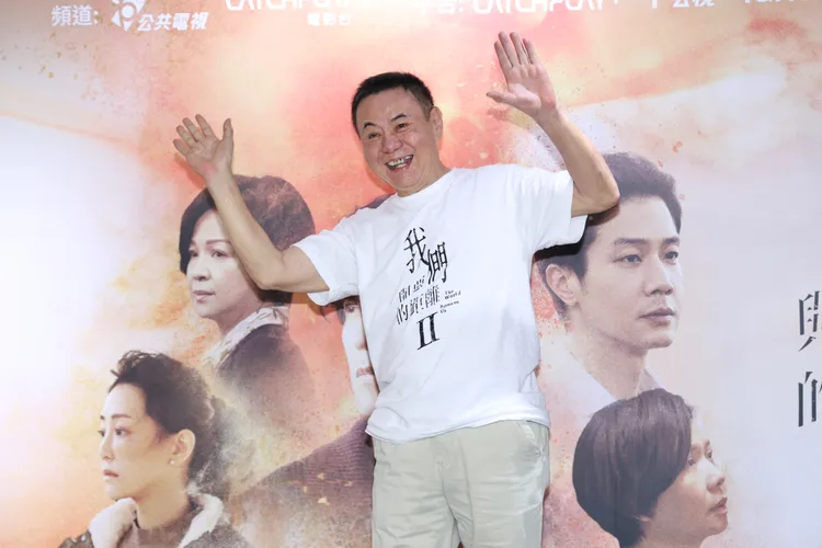 蔡振南在片場要扮老萊子講笑話和大家拉近距離。彭欣偉攝影
