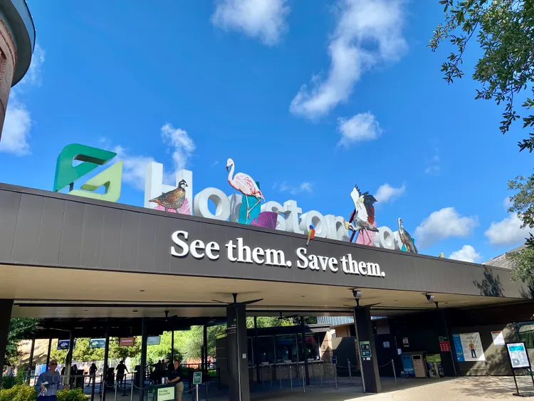 休士頓動物園外觀。莊偉祺攝