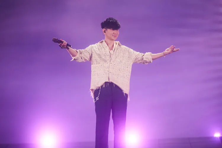 林俊傑感謝粉絲支持，讓他在台北大巨蛋如此圓滿。JFJ PRODUCTION提供