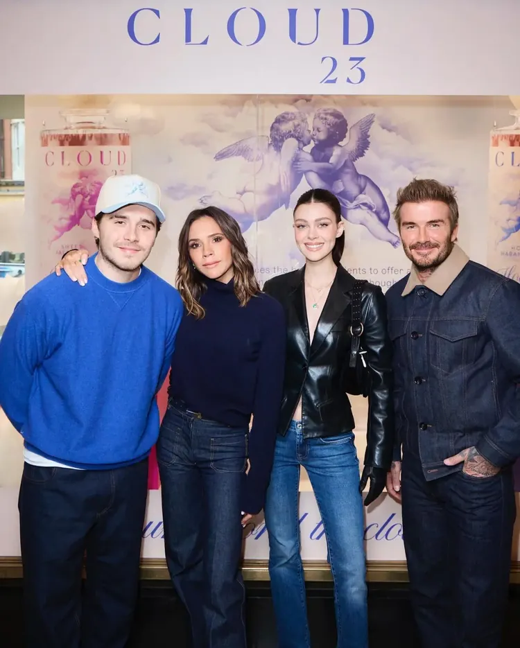 貝克漢夫婦曾出席長子布魯克林的辣醬發表會。