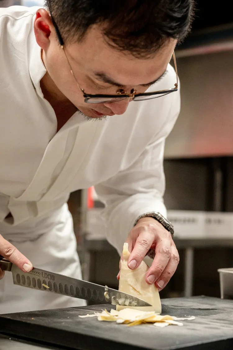 諳英、日、法文的Chef Michael在2024年在高雄協助開業唯一海外姐妹店Li.nu。業者提供