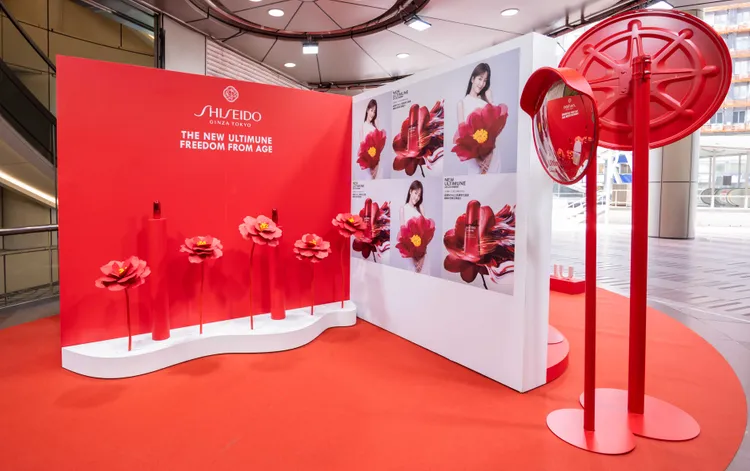 資生堂「最上鏡攝影活動」快閃店。品牌提供
