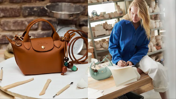 Le Pliage系列推出迷你手拿包。品牌提供