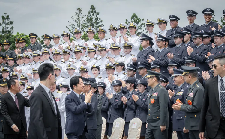 賴清德表示，希望大家銘記部隊的風紀、軍人的操守，攸關人民對國軍的信任與國家的安全穩定。總統府提供