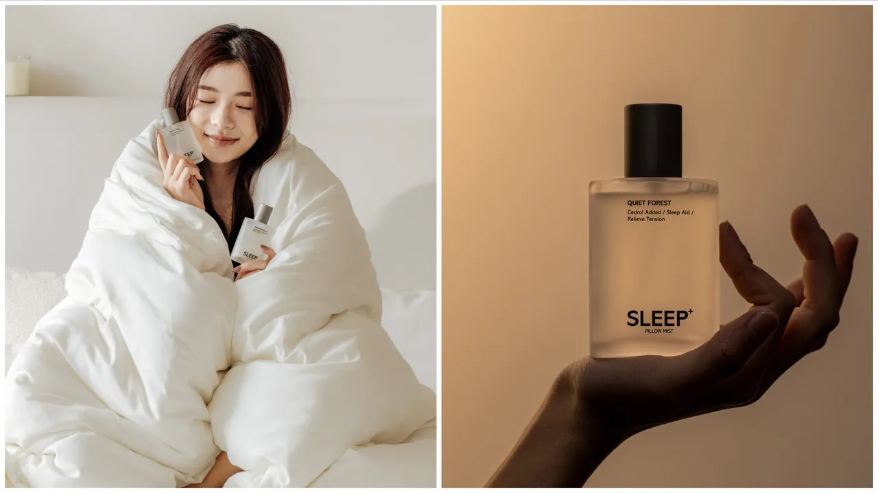 VCool推出「天然哄睡小白瓶」α–Cedrol雪松醇睡眠噴霧。品牌提供