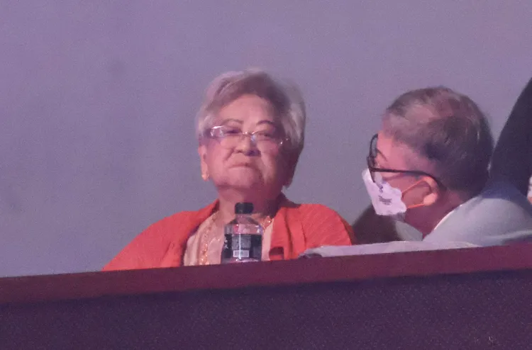 92歲蔡媽媽到場支持女兒演唱會。莊宗達攝