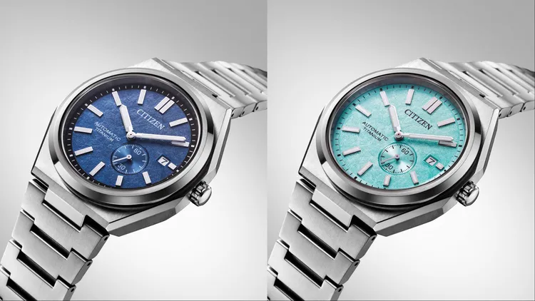 超級鈦機械腕錶「Zenshin」運用繽紛色調營造年輕活力。品牌提供