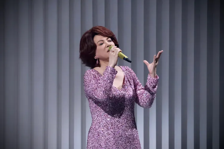 蔡琴15日開唱時，率全場粉絲為正在抗癌的好友陳文茜鼓掌集氣。莊宗達攝