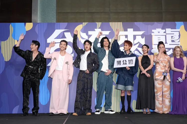 《男公館》劇組陣仗龐大很有氣勢。攝影中心攝影