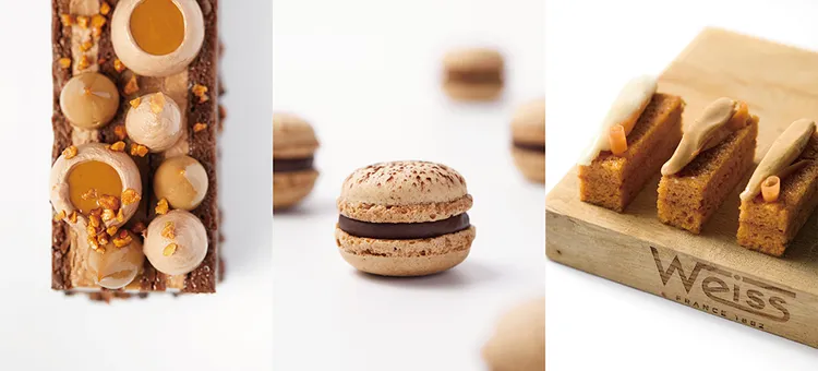 來自法國百年精品巧克力品牌Weiss的首席甜點主廚Jonathan Chauve，首度將其原創甜點完整引進台灣。全系列即日起至8月31日於台南遠東香格里拉飯店十樓遠東Cafe自助甜點吧每日輪番提供。業者提供
