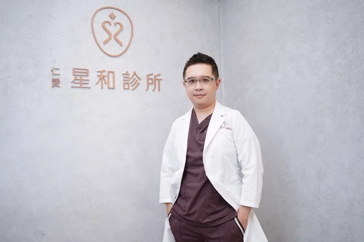 仁愛星和診所院長劉恭志醫師認為「太便宜的價格不會有好貨」，再次強調認明鳳凰電波3步驟。彭欣偉攝