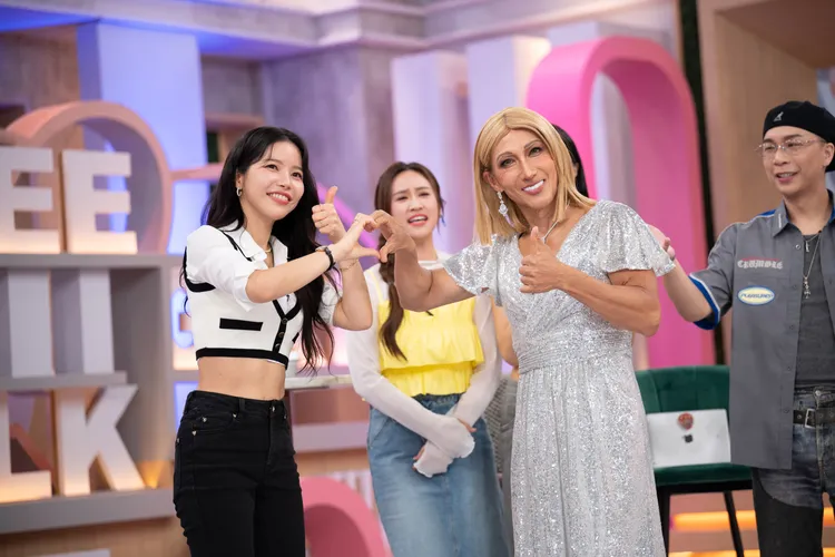 (左起)Solar頌樂、Sandy、潘若迪。東森綜合提供