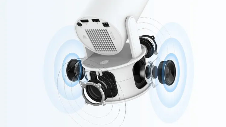 Warpple LA6 有20W、雙低音振膜立體聲音響，具備可獨立開關的藍牙喇叭功能。業者提供