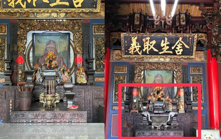 目前還有「錫制馬槽爐」尚未尋獲，廟方也貼文協尋。翻攝照片