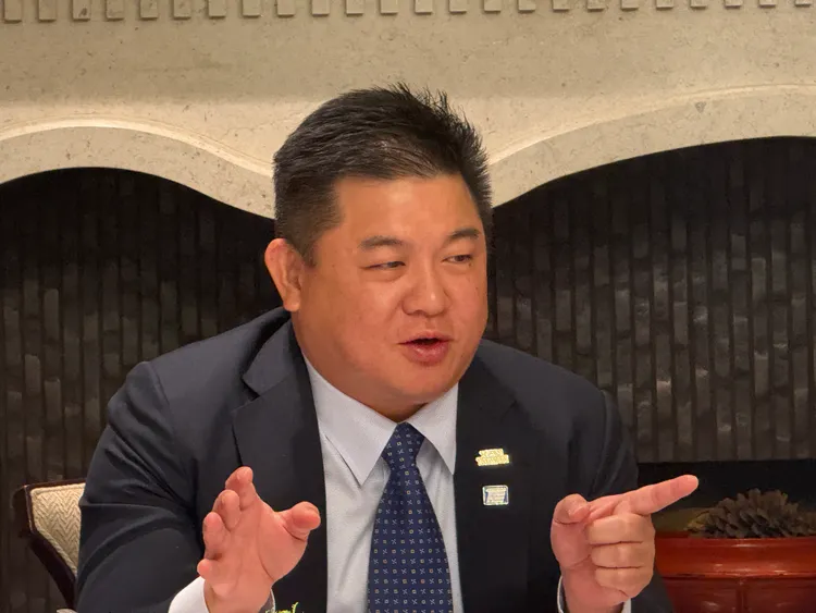 華城電機總經理許逸德。呂承哲攝