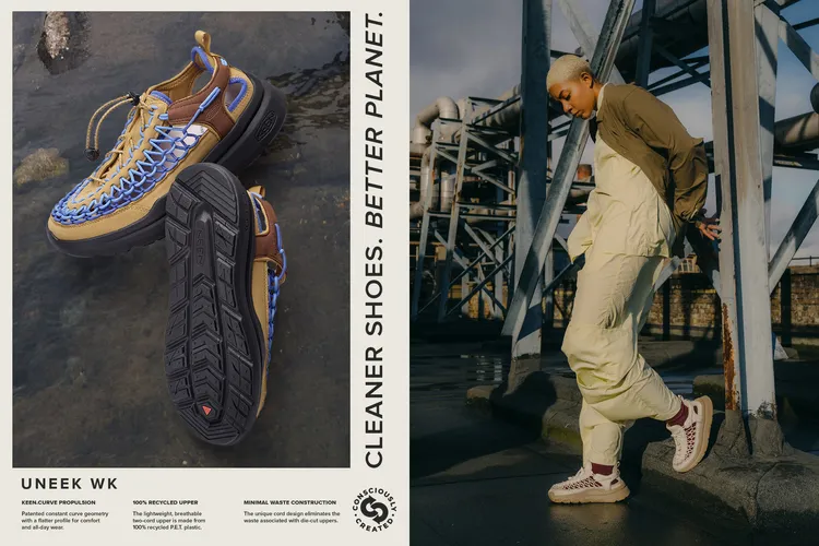 美國戶外機能品牌 KEEN 推出全新進化鞋款 UNEEK WK，是以「WALK」為主題研發的全新機能鞋履。品牌提供