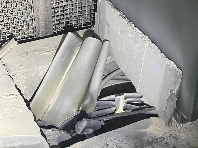 徐嫌誤剪台鐵11000伏特高壓電纜，造成附近大停電，嚇到自首。民眾提供