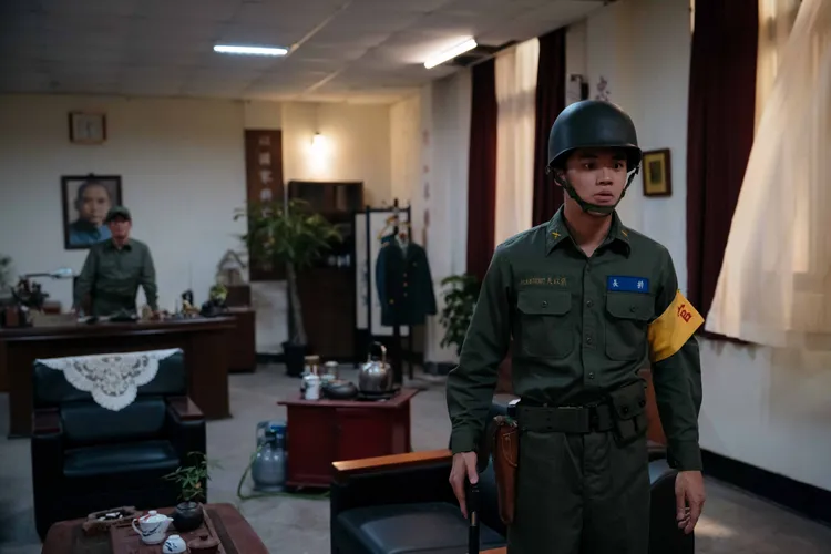 金馬獎入圍男星潘親御飾演軍隊菜鳥。沉默老兵電影提供