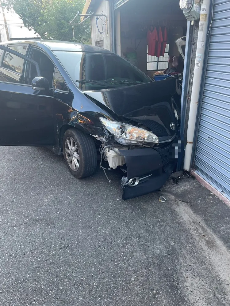 警方在事故發生2個多小時後查獲駕駛陳姓移工到案。民眾提供