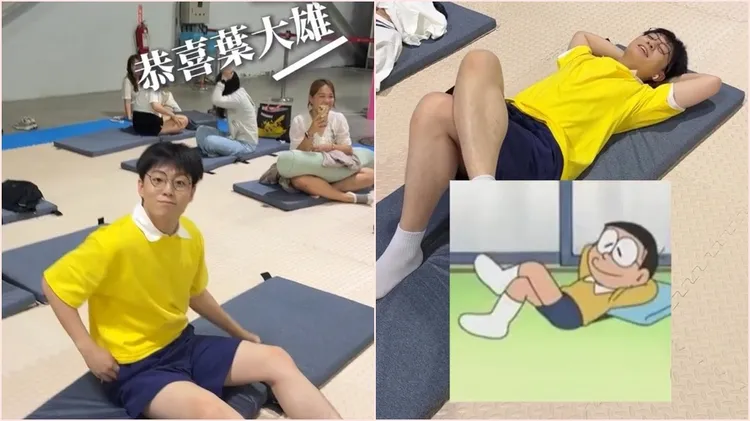 瑋弟扮成大雄拿下冠軍。翻攝自瑋弟IG