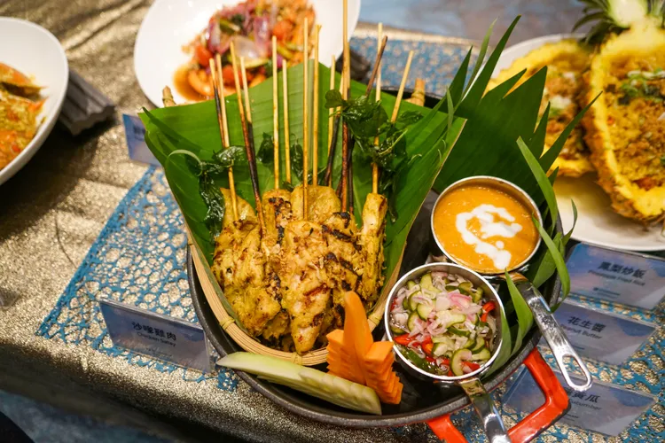 週年慶期間推出泰式吃到飽主題。日月潭力麗溫德姆溫泉酒店提供
