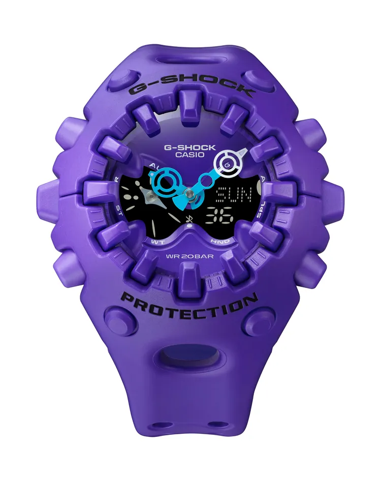 G-SHOCK GA-V01-2A電光藍紫，4200元。品牌提供