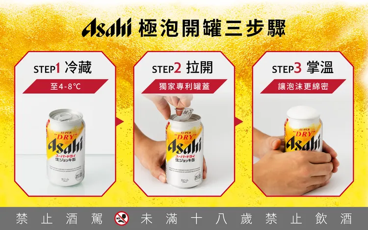 品牌建議開蓋後直接就口飲用，不需更換容器，就可隨時隨地輕鬆享受生啤般綿密又暢快的滋味，翻轉味覺與感官的全新體驗。業者提供