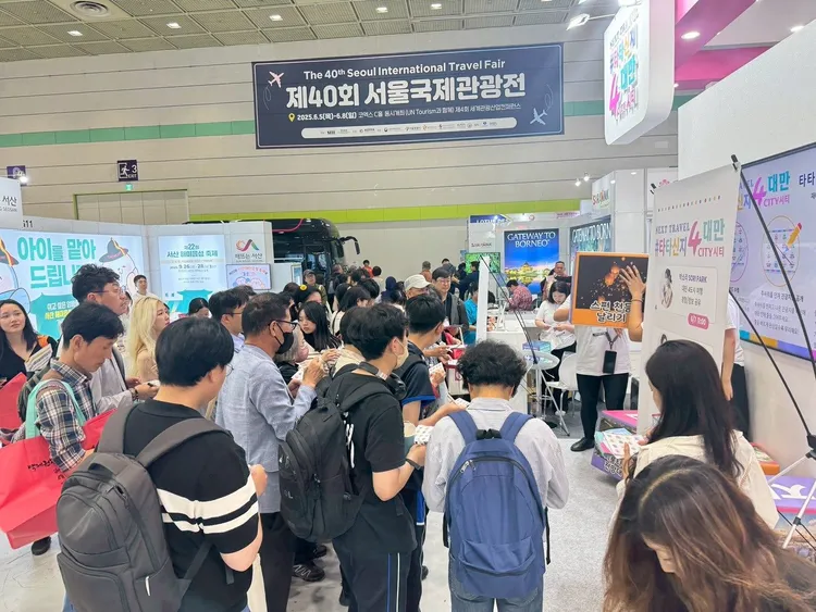 台北與新北、基隆及桃園共同參與第40屆首爾國際旅展。台北市觀傳局提供