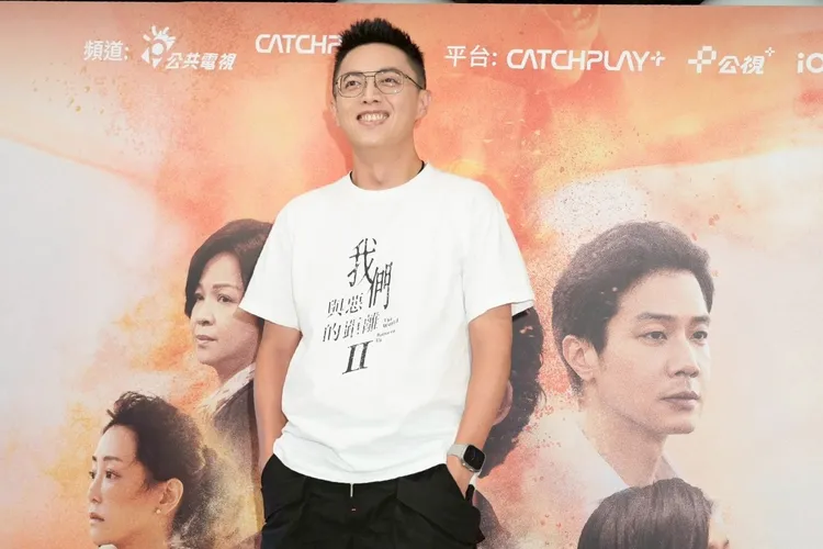 導演林君陽對黃鐙輝有信心。攝影中心攝