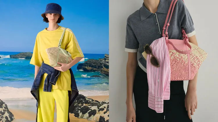 貝殼托特包以弧形帶來溫柔度假氛圍，搭配漸層包身替穿搭增添亮點。品牌提供