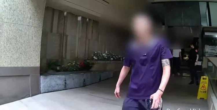 吳男涉嫌刺傷許姓男子。翻攝畫面