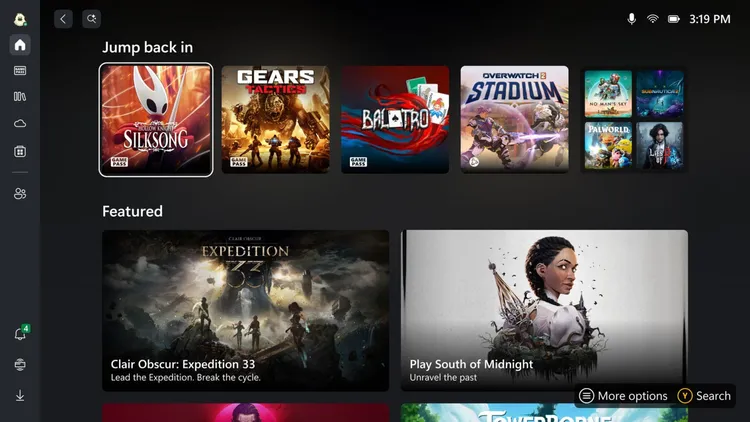 主機介面。翻攝自微軟官網