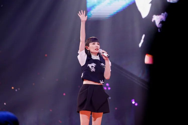 魏如萱歌聲催淚。台視提供