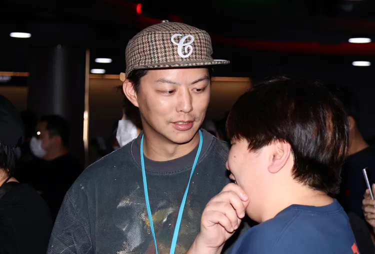 Sandy帥老公也到場。莊宗達攝