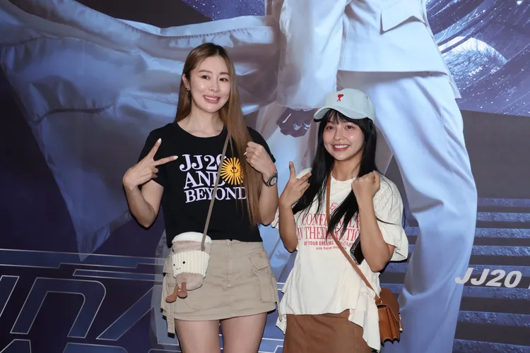 張棋惠（左）與徐凱希。莊宗達攝