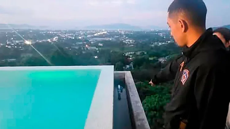 事發現場。翻攝自《鏡報》