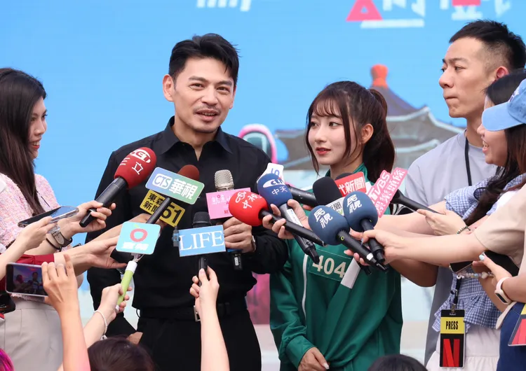 阿Ken（左）受訪感謝山下智久。莊宗達攝