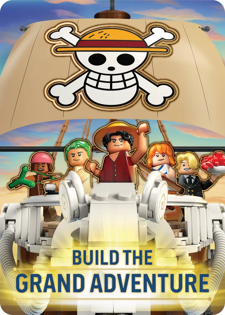 即日起至7/31，凡預購樂高航海王系列「75639前進梅利號海賊船」，更加碼贈送限定「珍藏卡」一份。業者提供