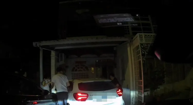 警方在雲林逮捕林嫌。民眾提供