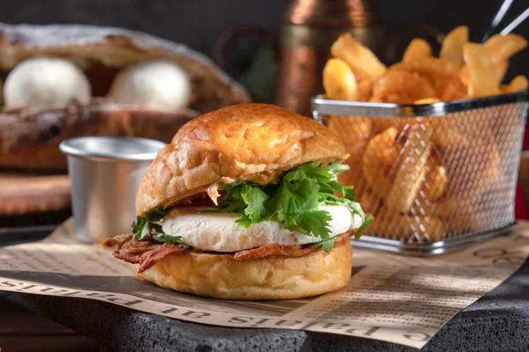 冰淇淋漢堡。業者提供