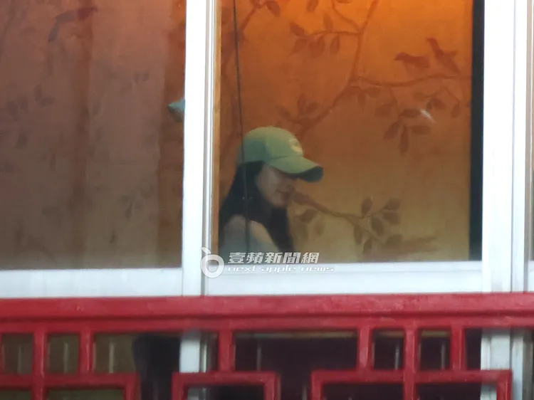 金泰希到圓山大飯店「金龍餐廳」金蘭軒包廂享用粵式料理晚餐。特勤中心攝